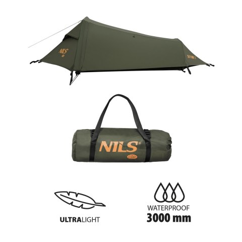 Namiot trekkingowy 1-osobowy Nils Camp NC2501 Ultralight SkyAir - olive - info 2