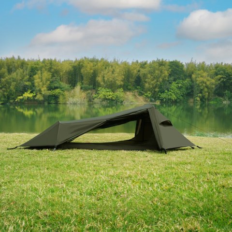 Namiot trekkingowy 1-osobowy Nils Camp NC2501 Ultralight SkyAir - olive - lifestyle 2