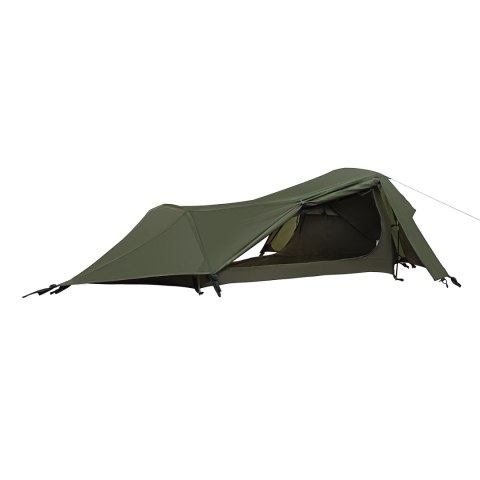Namiot trekkingowy 1-osobowy Nils Camp NC2501 Ultralight SkyAir - olive - otwarty