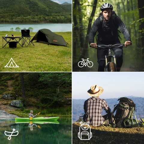 Namiot trekkingowy 1-osobowy Nils Camp NC2501 Ultralight SkyAir - olive - lifestyle 6