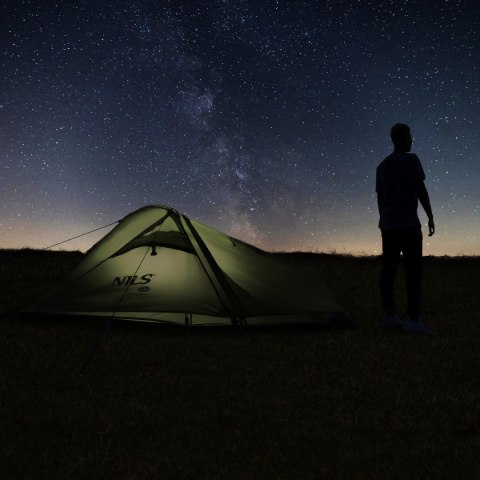 Namiot trekkingowy 1-osobowy Nils Camp NC2501 Ultralight SkyAir - olive - lifestyle 0