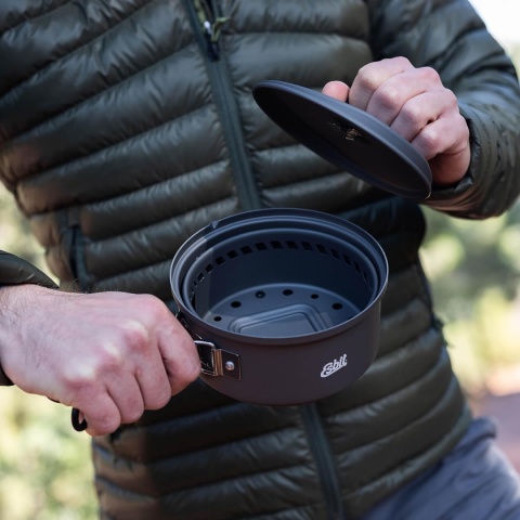 Zestaw do gotowania Esbit Solid Fuel Cookset 1 l z kuchenką na paliwo stałe - lifestyle 2