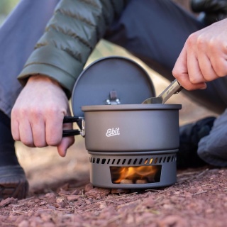 Zestaw do gotowania Esbit Solid Fuel Cookset 1 l z kuchenką na paliwo stałe