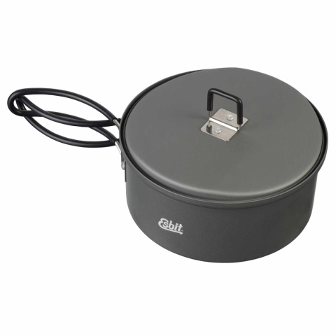 Zestaw do gotowania Esbit Solid Fuel Cookset 1 l z kuchenką na paliwo stałe - garnek 1
