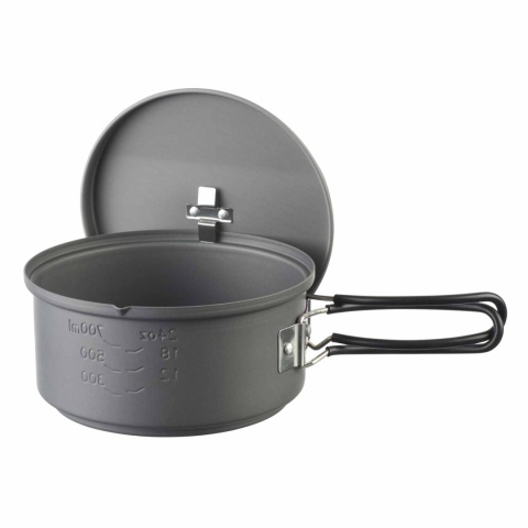 Zestaw do gotowania Esbit Solid Fuel Cookset 1 l z kuchenką na paliwo stałe - garnek 2