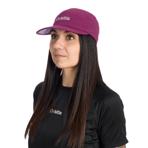 Czapka z daszkiem Oxsitis X-Flex Cap - plum - przód