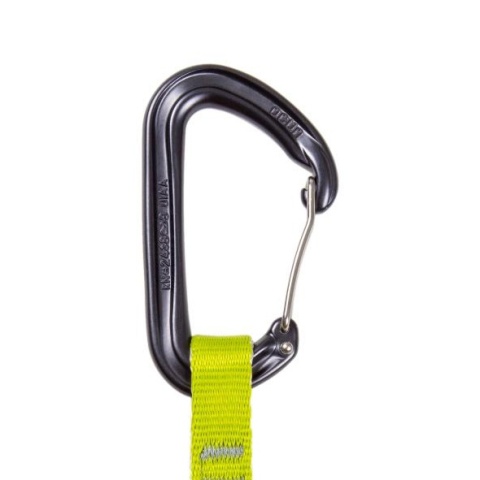 Ekspresy wspinaczkowe Ocun Hawk QD Wire Eco-Pes 16 mm 10 cm - 6 szt. - zielony - karabinek 1