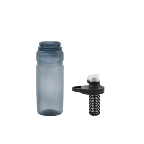 Butelka z filtrem Katadyn BeFree AC Bottle 0,7 l - smoke - odkręcona