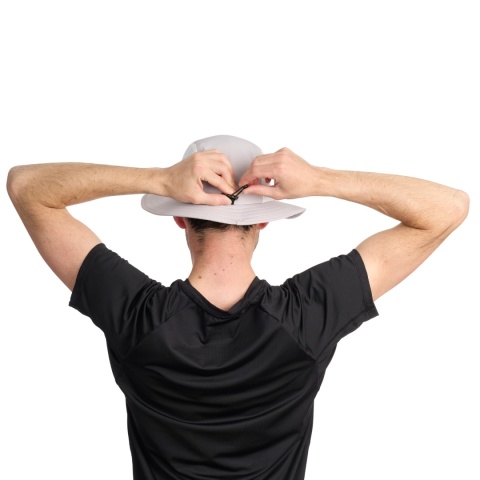 Kapelusz biegowy Oxsitis X-Plore Hat - grey - ściągacz