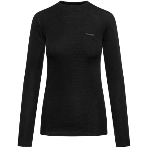 Bielizna termoaktywna damska Viking Meriboo Lady Set Merino - czarny - koszulka