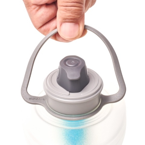 Butelka składana HydraPak Flux+ z filtrem 1,5 l - clear - detal 3