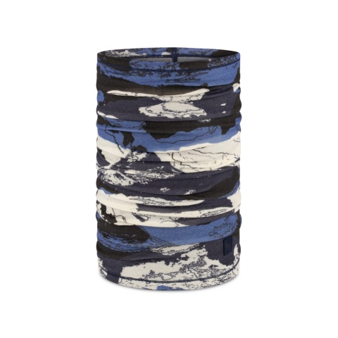 Chusta wielofunkcyjna z wełny merino Buff Merino Lightweight Prints Neckwear - esyr blue - główne