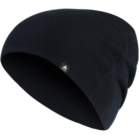 Czapka z wełny merino Odlo Merino Warm Hat - czarny - główne