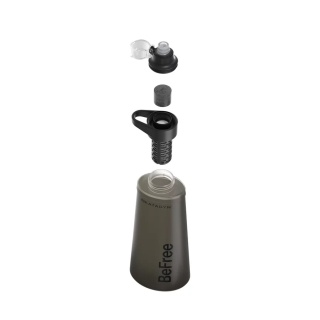 Filtr do wody Katadyn BeFree AC Tactical ze zwijaną butelką 1.0 l - czarny