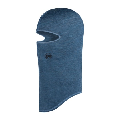 Kominiarka z wełny merino Buff Merino Lightweight Balaclava - multistripes tempest (niebieski)
