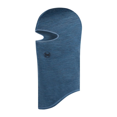 Kominiarka z wełny merino Buff Merino Lightweight Balaclava - multistripes (szary) - główne