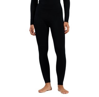 Legginsy termoaktywne damskie Odlo Performance Warm Base Layer Bottoms - czarny