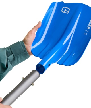 Łopata lawinowa Ortovox Shovel Badger - safety blue