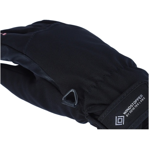 Rękawiczki Viking Windcross Gore-Tex Windstopper - czarny - detal