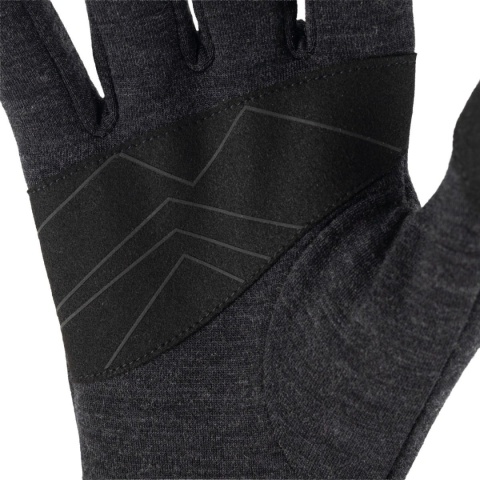 Rękawiczki z wełny merino Buff Merino Fleece Gloves - czarny - detal 1