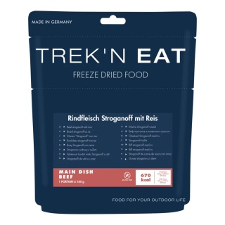 Danie liofilizowane Trek'n Eat Strogonow wołowy z ryżem 670 kcal