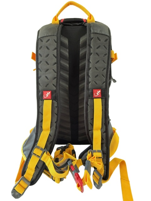 Plecak turystyczny Freetime Peak 15 - dark grey - plecy