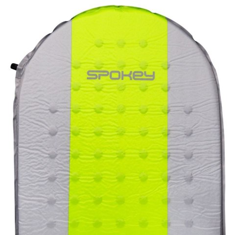 Mata samopompująca Spokey Air Mat - żółty/szary - logo