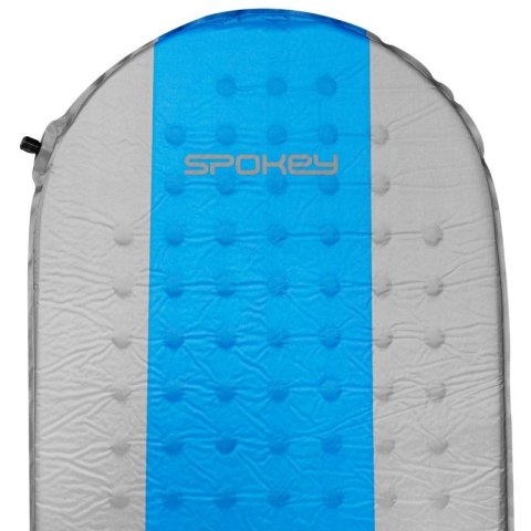 Mata samopompująca Spokey Air Mat - niebieski/szary - logo