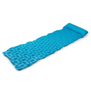 Materac trekkingowy Spokey Air Bed Ultralight XL z poduszką - niebieski