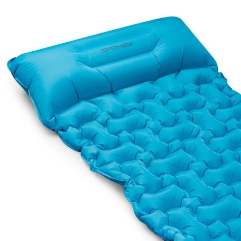 Materac trekkingowy Spokey Air Bed XL z poduszką - niebieski - poduszka