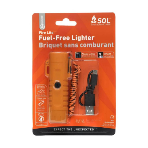 Zapalniczka plazmowa SOL Fire Lite Fuel Free Lighter - opakowanie