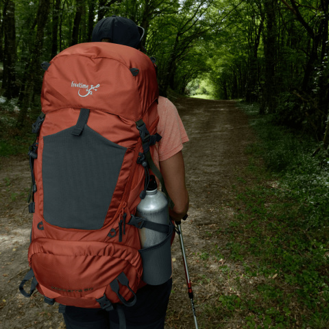 Plecak trekkingowy Freetime Monterra 50 - w użyciu