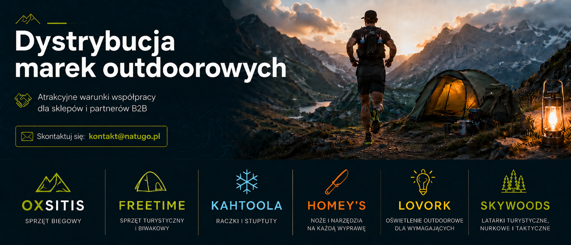 Dystrybucja marek outdoorowych i turystycznych Natugo